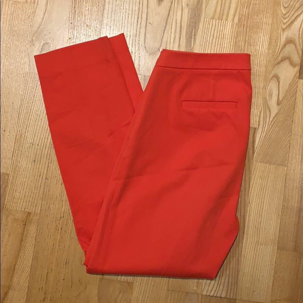 J.Crew Martie Pant Bright Red - Picture 3 of 3